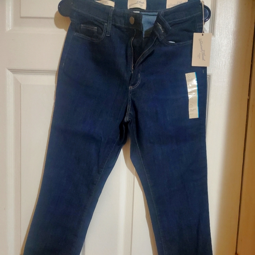 Blue, High Rise, skinny Jeans